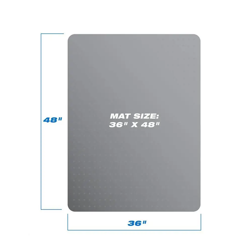 

PVC Rectangle Floor Protection Mat Chair Mat with Nail Square Carpet Rug
