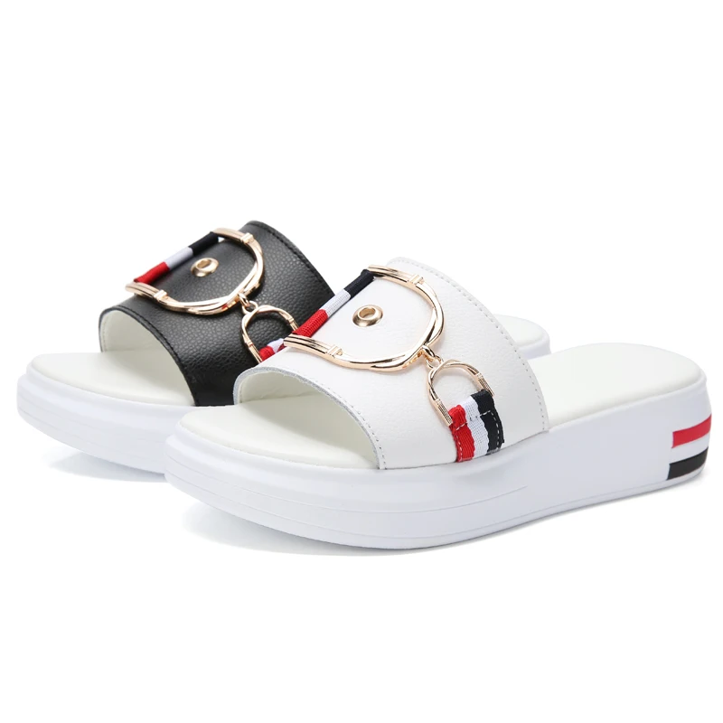 Шлепанцы JZZDDOWN женские из спилка пляжные сандалии на плоской подошве роскошная