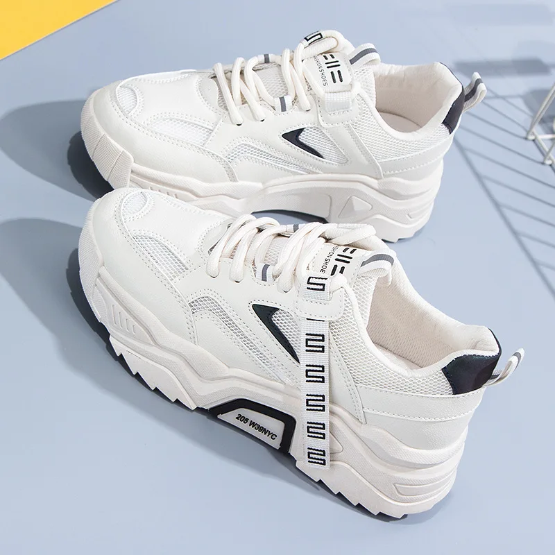 

Fashion old shoes, spring and autumn new casual shoes, thick-soled students all-match breathable sneakers