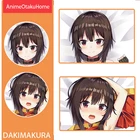 Аниме Konosuba Megumin, сексуальная милая девочка, наволочка для подушки, обнимающая подушка для тела, чехол для постельного белья, украшение для детской подушки
