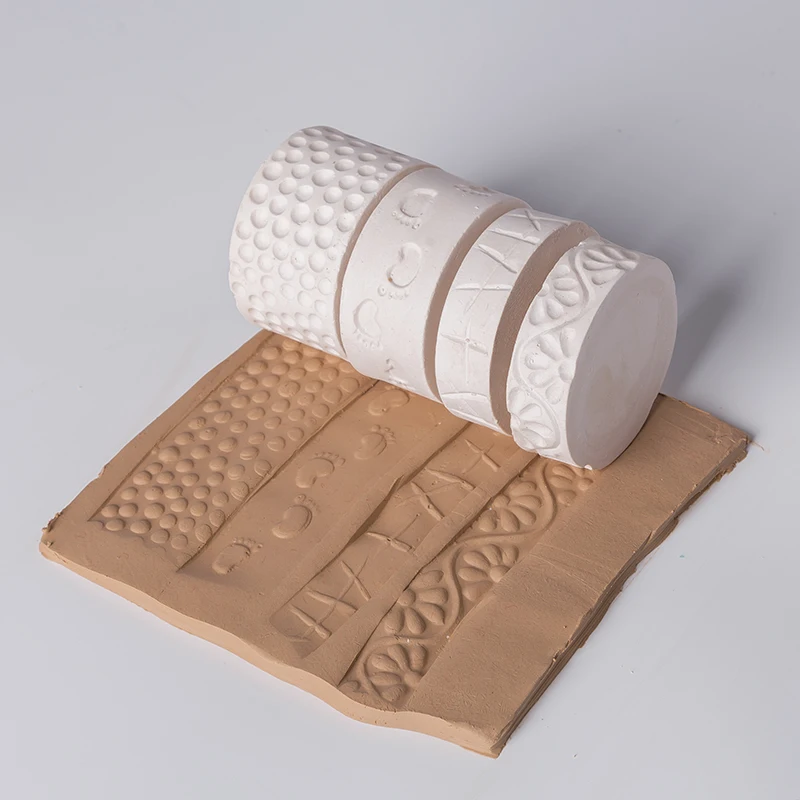 11 шт./компл. печатных грязи рулон креативные инструменты для гончарного дела с