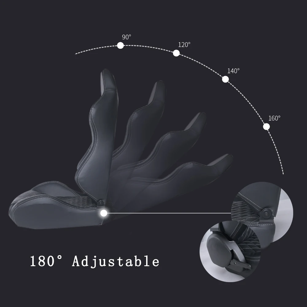 R-EP регулируемое гоночное сиденье универсальное для спортивного автомобиля