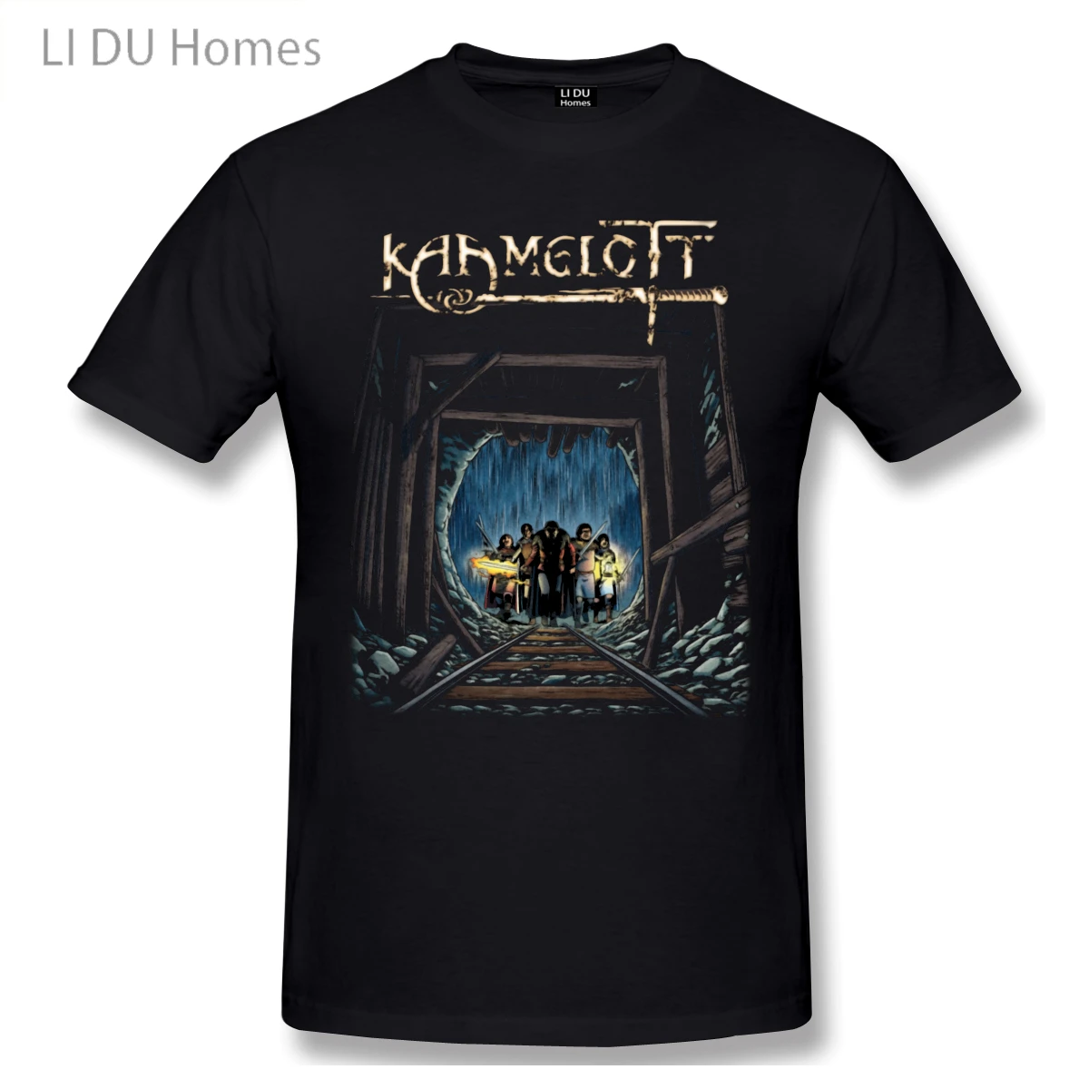 

LIDU Kaamelott Vintage T Shirt Big Size Cotton Crewneck Custom Short Sleeve Men T Shirt