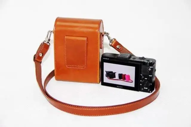 Камера сумка кожаный чехол Обложка для SONY DSC-RX100 RX100 VII VI VA V IV III II 7 6 5 4 3 2 RX100M6 RX100M5