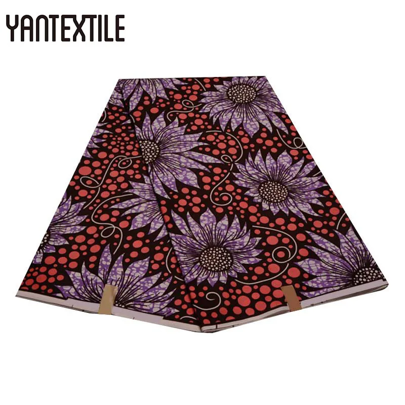 YANTEXTILE новая Анкара ткань Африканский Голландский Воск Принт Tissu Africain 3 ярдов настоящий воск Африканский батик ткань для свадебного платья