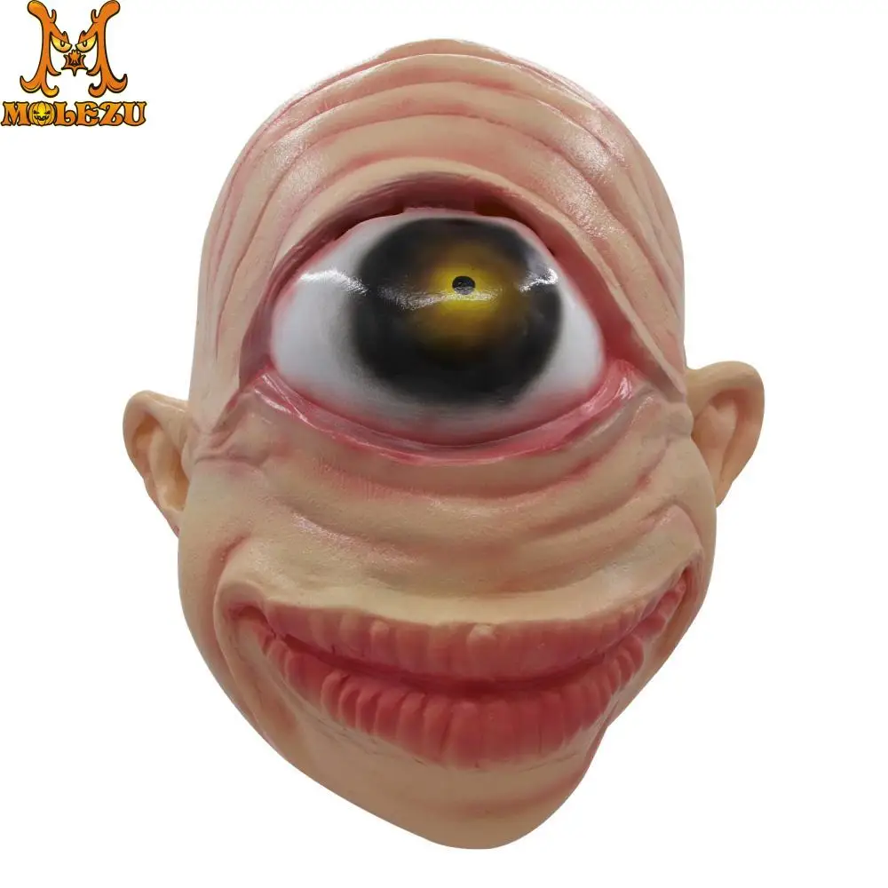 Molezu НЛО чужой маска латексная жуткая Geezer высокое качество Костюм для Хэллоуина