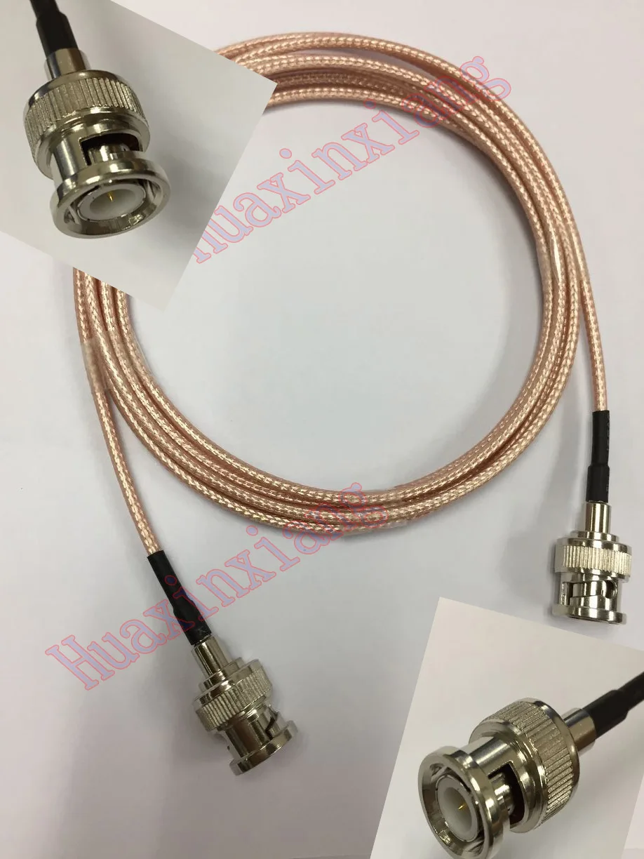 5 шт./лот BNC штекер коаксиальный кабель-удлинитель RG316 RF косичка 50ohm для камеры видеонаблюдения