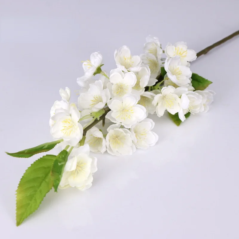 

Artificial Sakura Flower Branch Simulation Silk Peach Blossom Wedding Road Leading Home Study Office Desktop Flower Arrangement