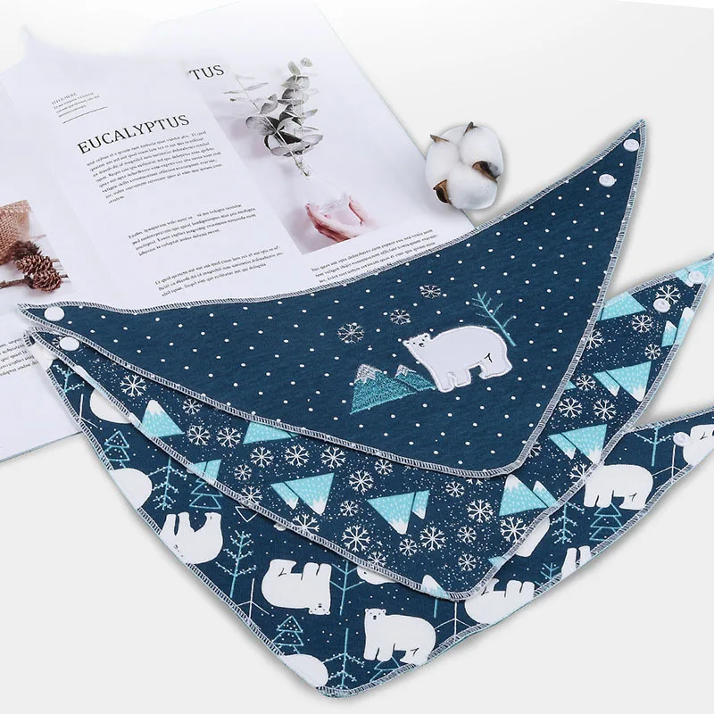 3 шт. детские нагрудники с треугольной пряжкой | Детская одежда и обувь