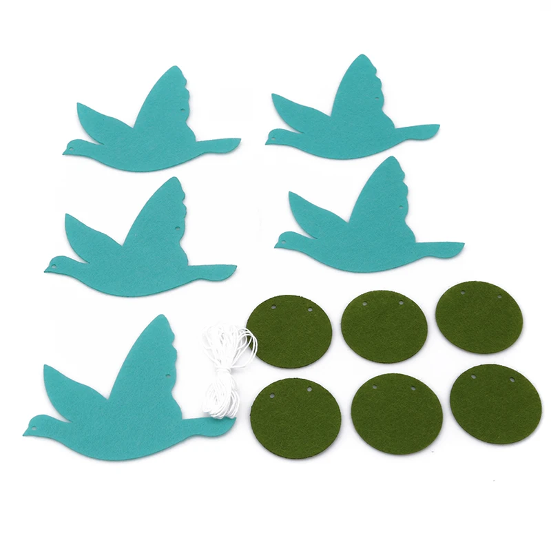 1 комплект полосатые бумажные флаги в виде птицы и медведя | Дом сад