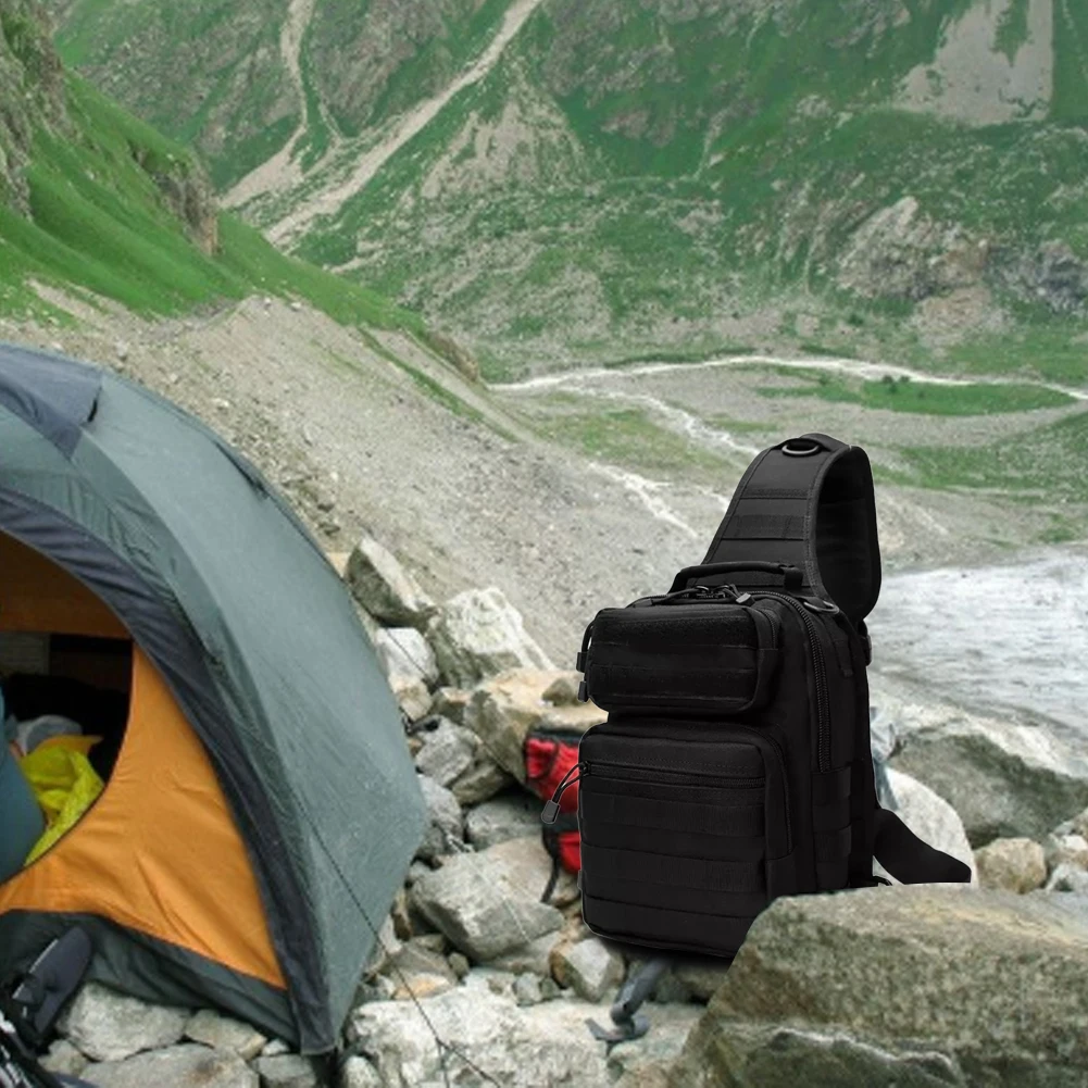 Вместительная дорожная сумка-слинг через плечо военная прочная тактическая