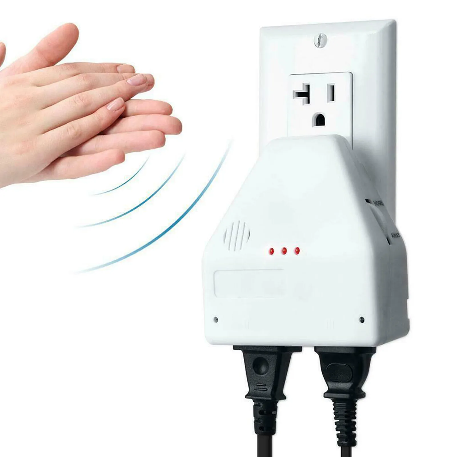 Home Improvement The Clapper Sound Activated Switch Control 2 Devices Or Away Auto On Off Light Accessories | Электроника