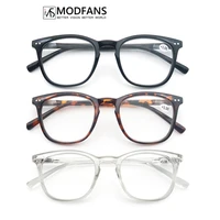 modfans men reading glasses women oversize round plastic frame unisex readers presbyopic eyeglasses diopter comfortable to wear