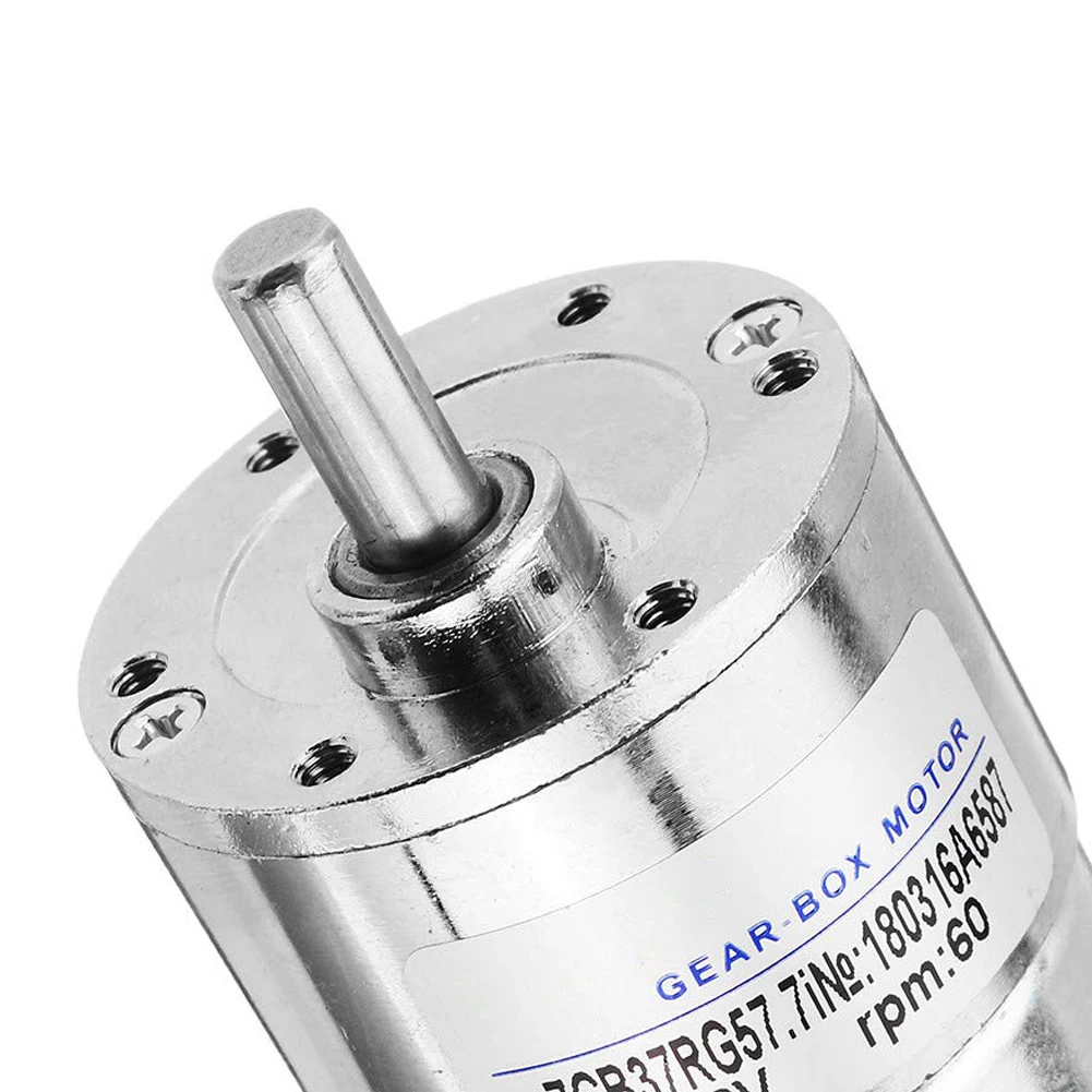ZGB37RG DC12V 60 об/мин 37 мм мотор-редуктор эксцентриковый шток прочный высокая