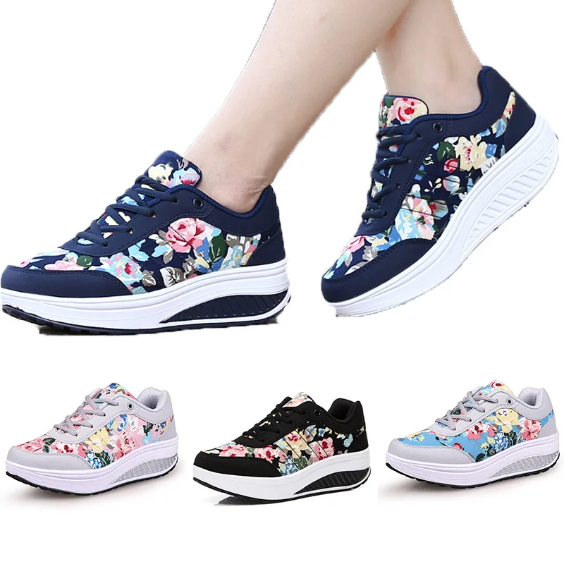 

Кроссовки женские, амортизирующие, на толстой подошве