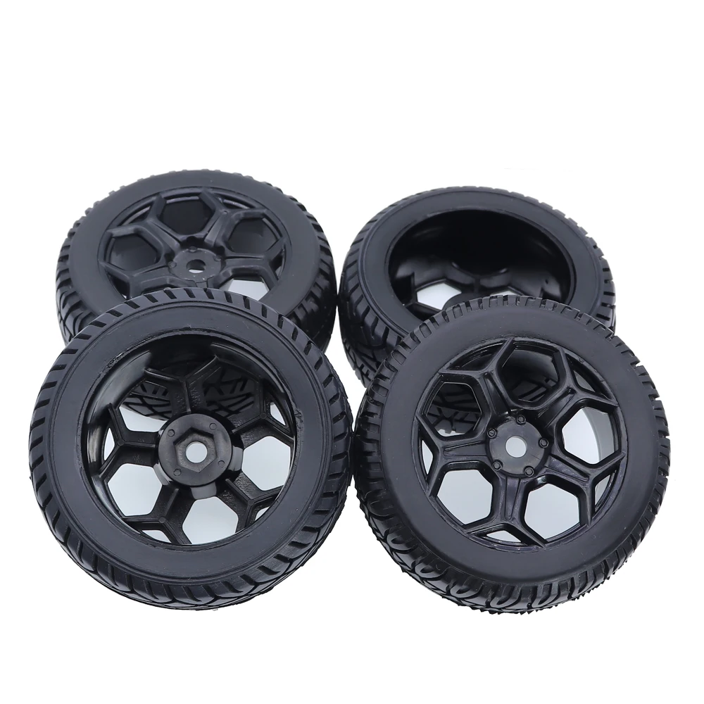 4PCS 1:10 RC Car Off Road Tires OD 97mm Tyre 12mm Hex Wheel Rim for Kyosho RC4WD Axial Scx10 Traxxas Trx-4 Trx4 HSP HPI Parts | Игрушки и