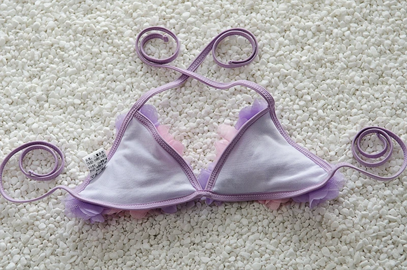 Купальник бикини для девочек 1 5 лет розовый/синий/желтый/розовый|Купальники| |