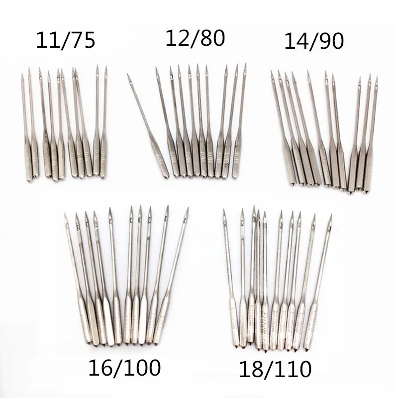 Needles 11/75 12/80 14/90 16/100 18/110 Home Sewing Needle D
