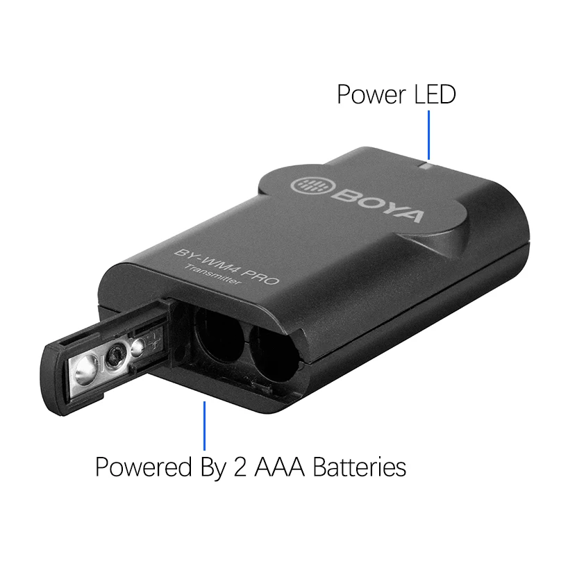 Микрофон BOYA BY-WM4 Pro компактный беспроводной комплект с микрофоном для смартфонов