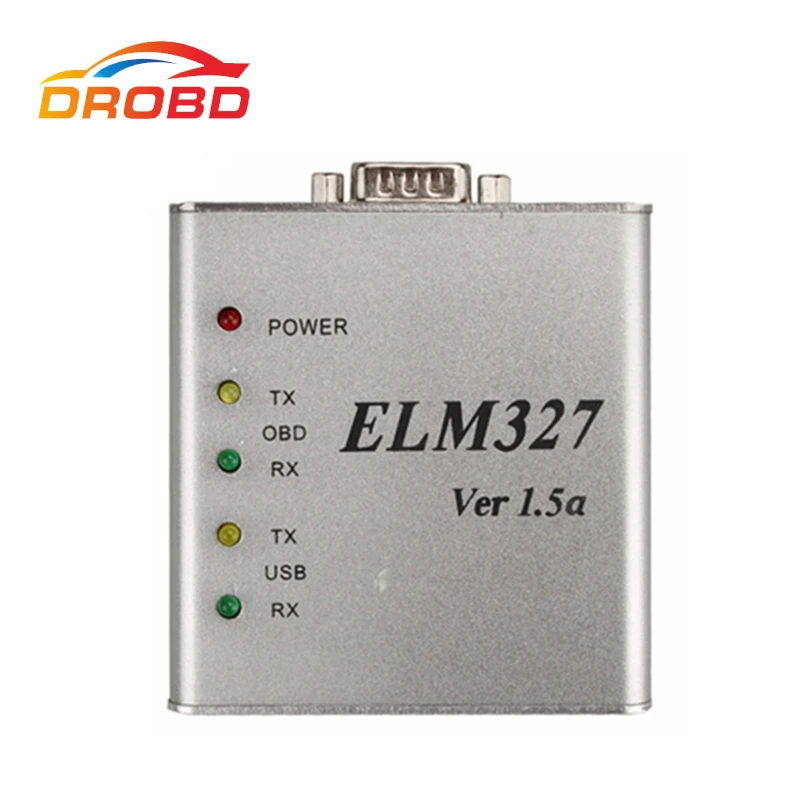 Новинка ELM327 V1.5 USB металлический алюминиевый чип PIC18F2480 и FTDI FT232BL OBD2 автоматический