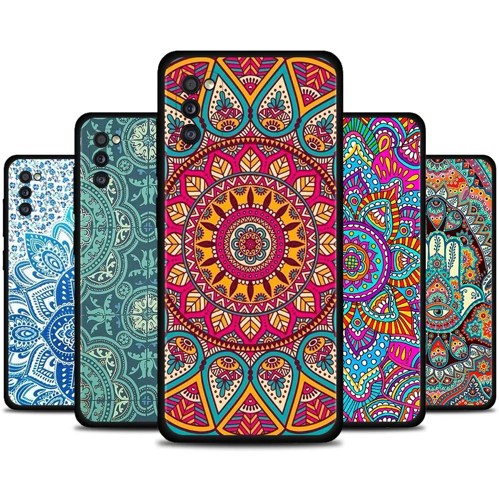 

Mandala Chakra Yoga Shell For Samsung Galaxy A71 A52 A51 A91 A72 A42 A41 A32 A31 A21s A21 A12 A11 A02s Cover Soft Case TPU Caso