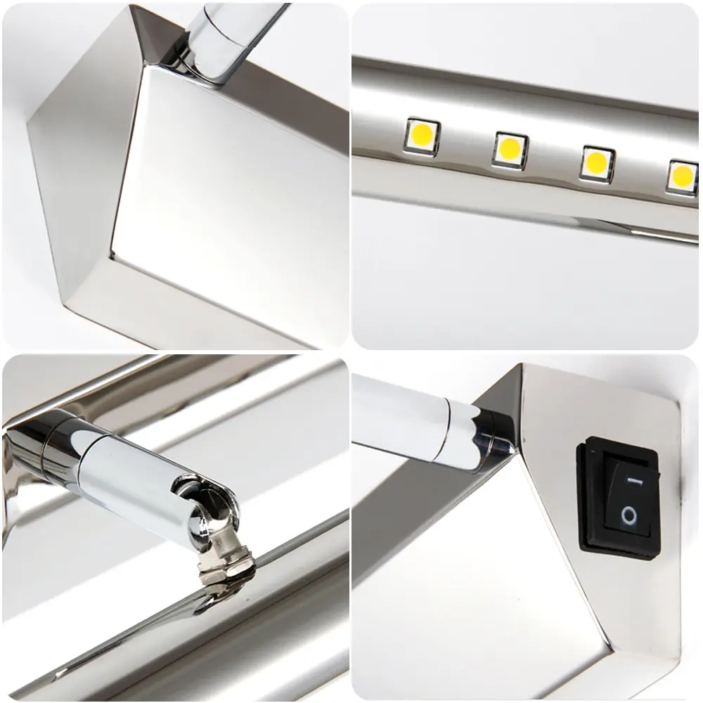 3 Вт/5 Вт/7 Вт светодиодный настенный светильник Зеркало для ванной комнаты теплый