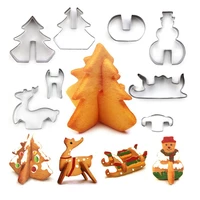 cookie mold set christmas biscuit cut kitchen baking tools high temperature cooking mat household novel supplies accessories