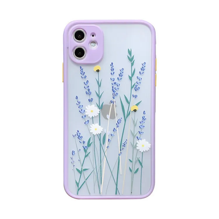 suitable for apple 13 mobile phone case anti falling color cartoon 12 skin friendly shell skin feeling shell all in one matte free global shipping
