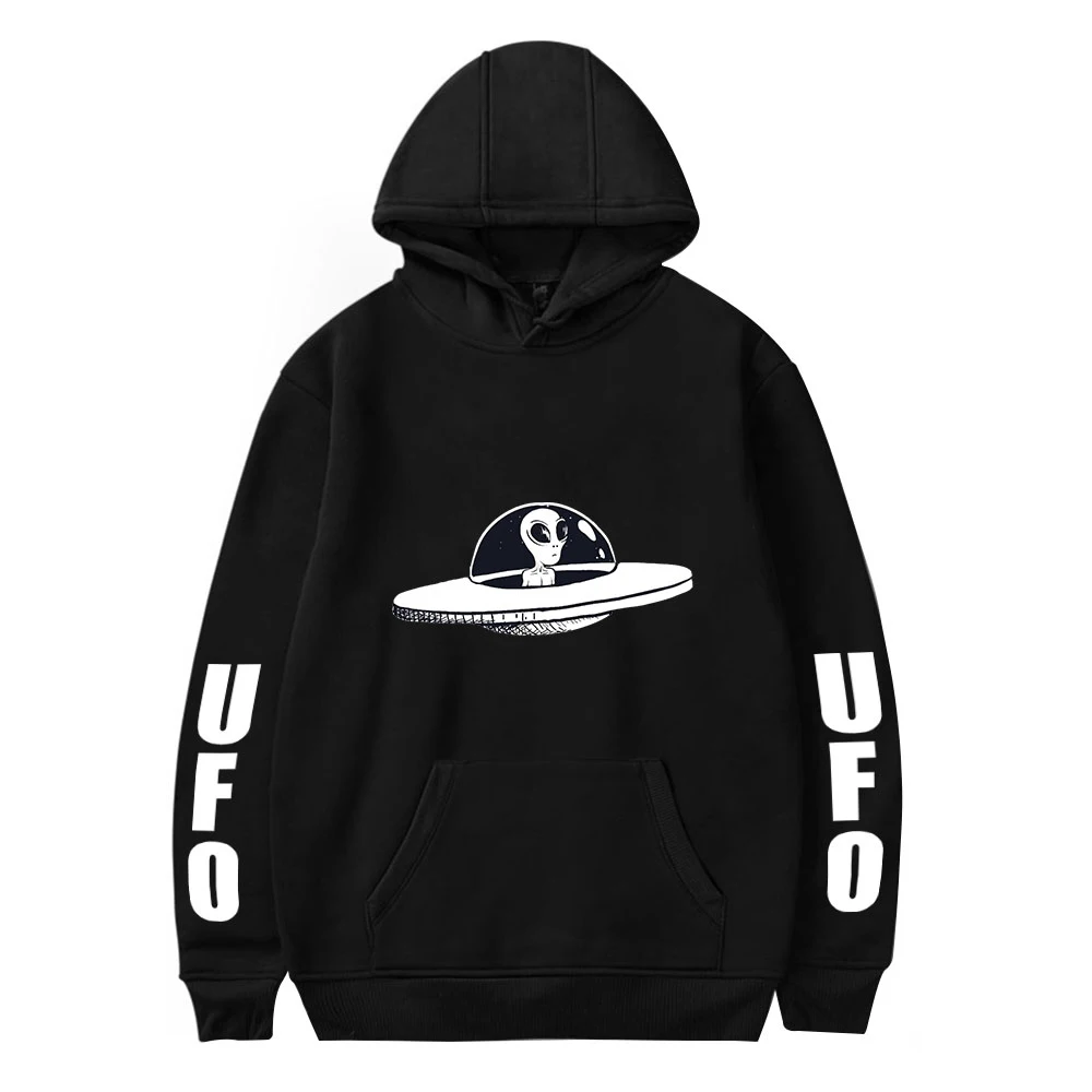 

UFO 2D Print Hooded Sweatshirt Women/Men Clothes Casual Hoodie Sweatshirt