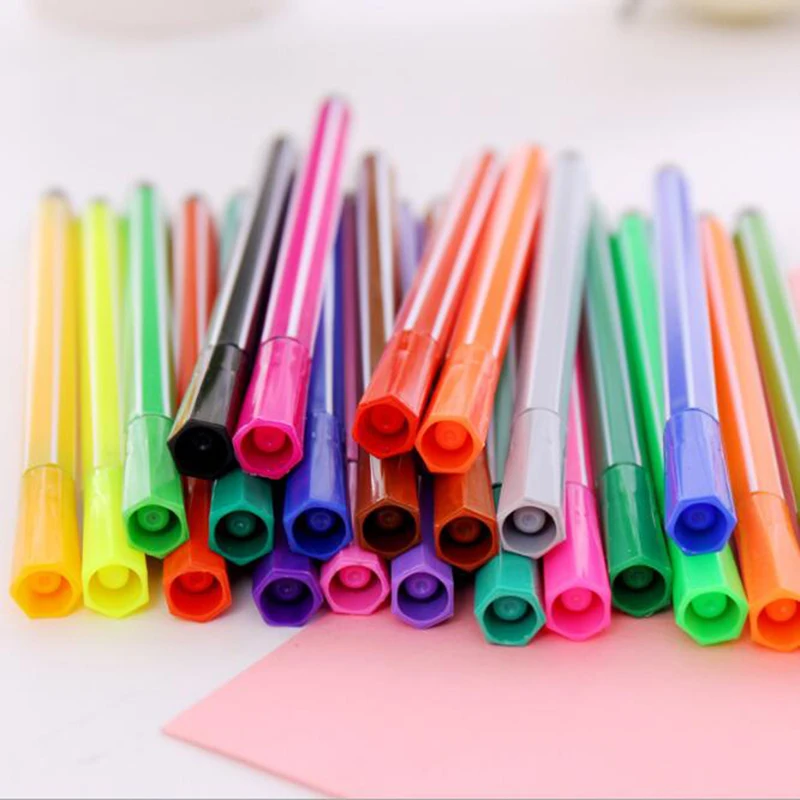 

Детские граффити, цвет раньше, школьные офисные принадлежности, 36 цветов, высокое качество, рисование, искусство, акварельная ручка