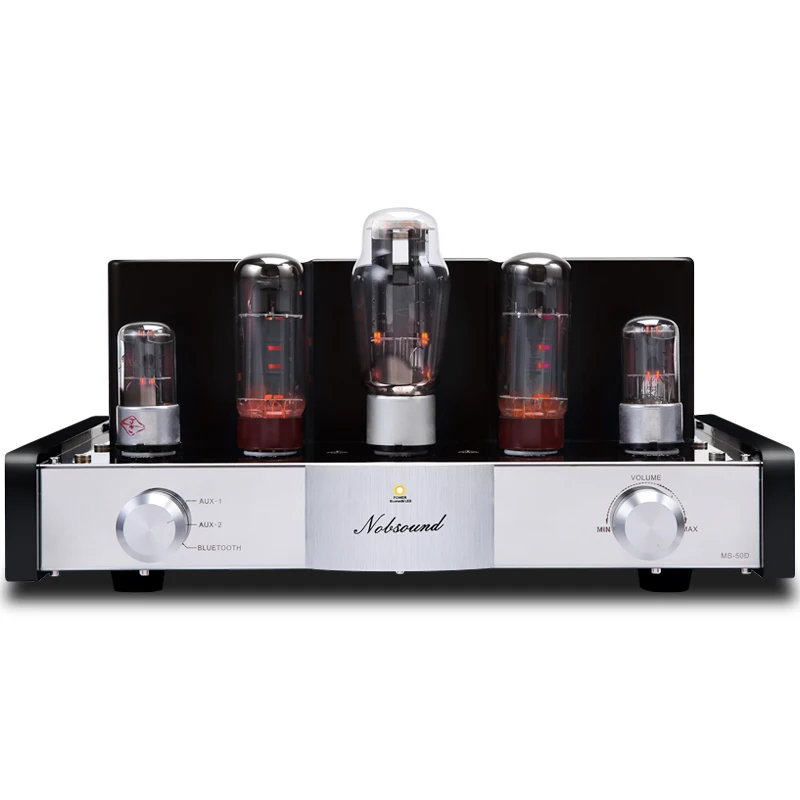 12 Вт * 2 (односторонний класс A) Nobsound MS-50D A EL34 вакуумный усилитель стерео мощности с