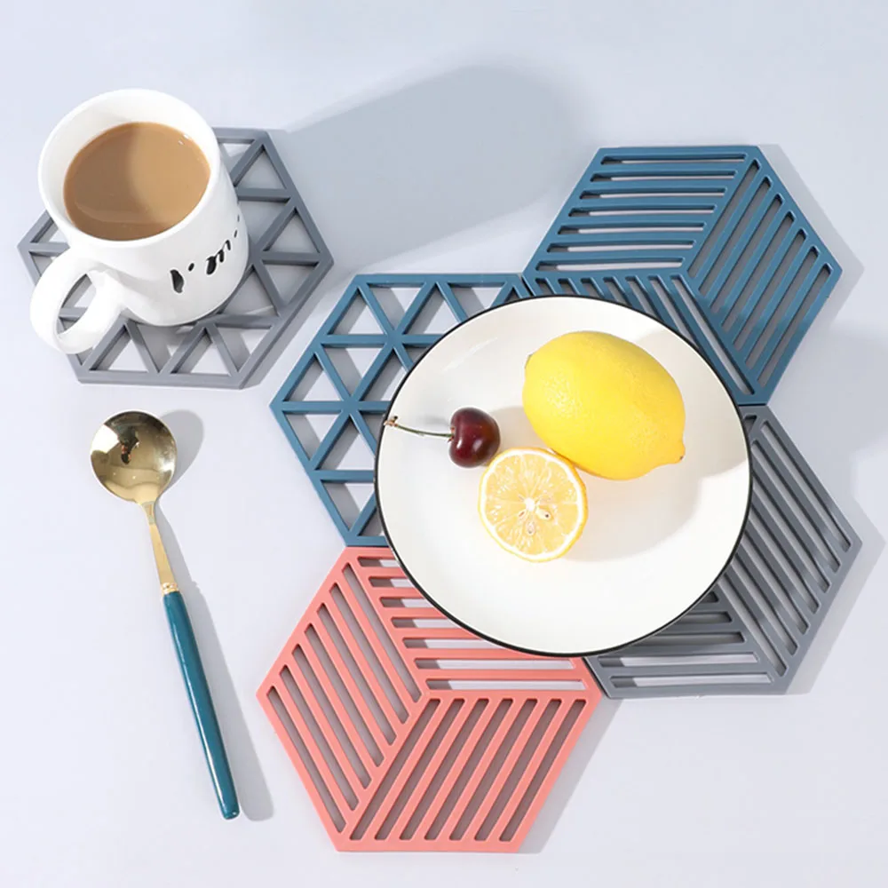 1 шт. Белый силиконовый шестигранный поднос прессформа из полимера Хрустальная