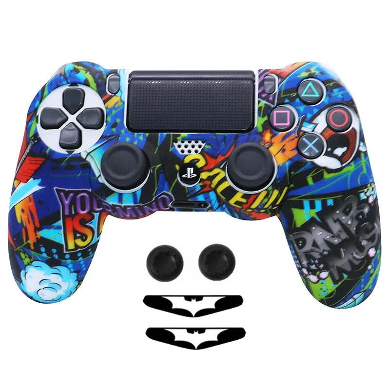 Мягкий силиконовый чехол для Sony Playstation 4 контроллера PS4 Dual shok аксессуары геймпада