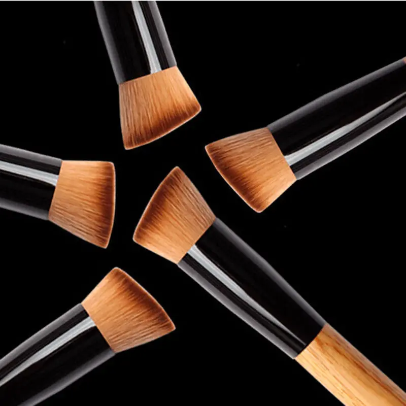 

1Pc Professional Face Makeup Brushes Wooden Handle Blush Brush Oblique Head Fondation Brush Women Cosmetic Brush