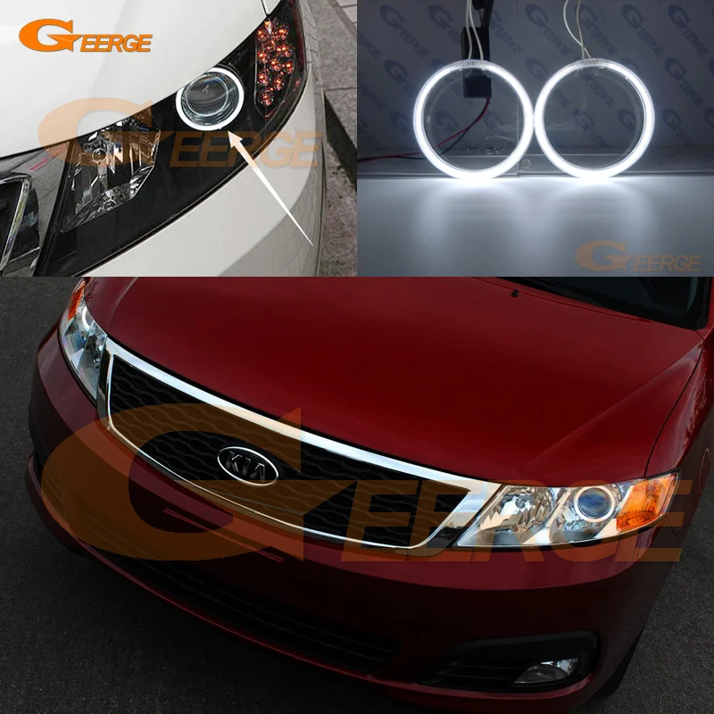 Для Kia Lotze Magentis MG 2009 2010 facelift фара отличная ультра яркая CCFL ангельские глазки Halo