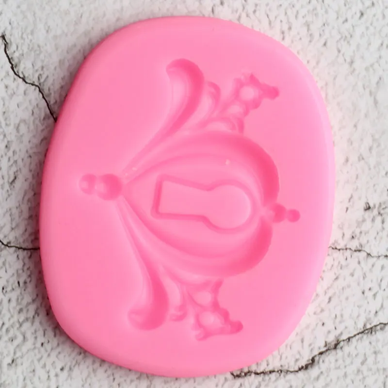 3D ключ Замочная скважина силиконовые помадные формы кухонные инструменты для