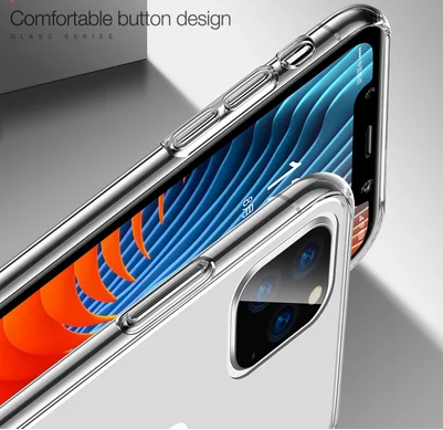 Чехол для iPhone 11 Pro Max Ultra Slim прозрачный мягкий ТПУ коврик 2019 года.