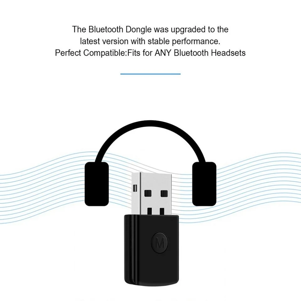 3.5mm Bluetooth 4.0 EDR USB Dongle Wireless Adapter Receiver for PS4 Controller Gamepad Headsets | Электроника