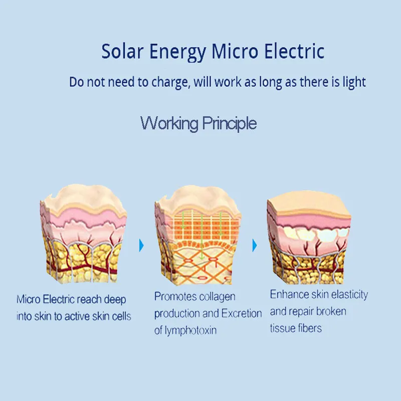 4D роликовый массажер Солнечный микро-токовый подтяжка лица Подтяжка тела