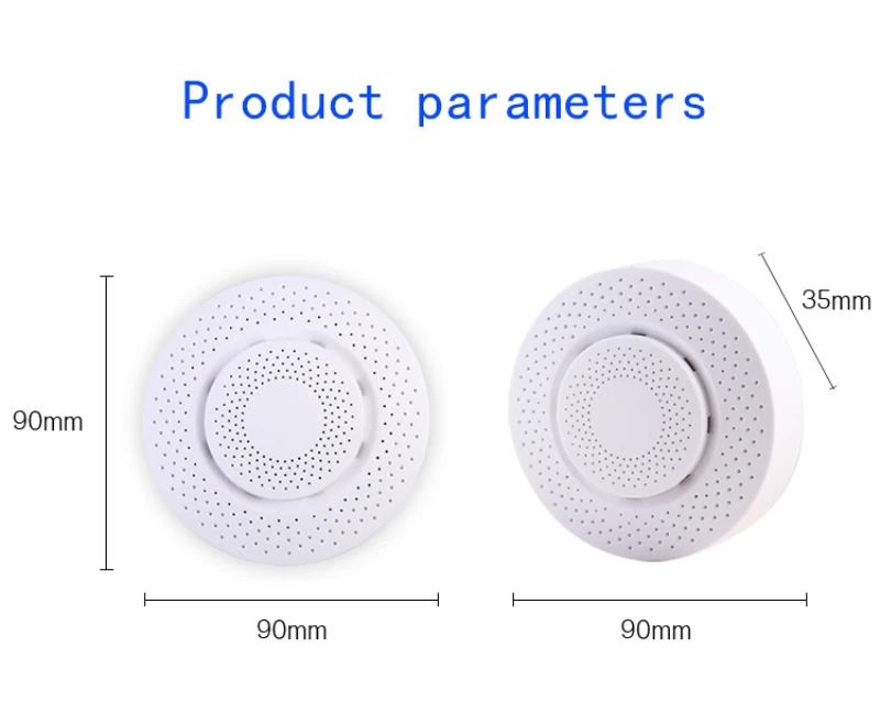 

Tuya Wifi Smart Air Box Temperature Humidity Sensor Auto Alarm Detector Formaldehyde VOC Sensor Carbon Dioxide Detector Monitor