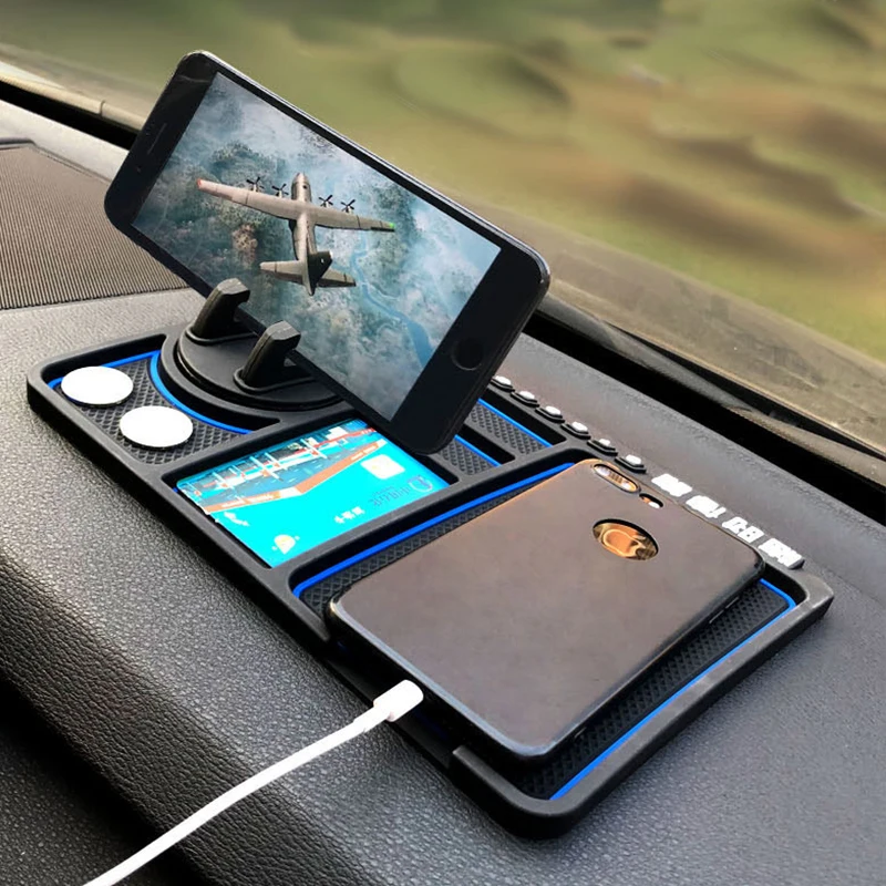 Автомобильный нескользящий коврик для приборной панели автомобильный держатель