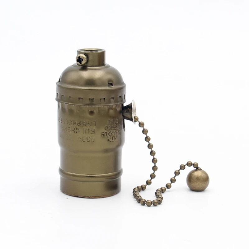 

Патрон лампы REACHYEA бронзовый/черный E27/E26 с выключателем