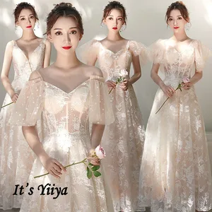 Bridesmaid Dresses for Girls It's Yiiya AR487 Elegant V-neck Wedding Guest Dress A-Line Pint Long Special Occasion Dresses Bridesmaid Dresses for Girls It's Yiiya AR487 Elegant V-neck Wedding Guest Dress A-Line Pint Long Special Occasion Dresses