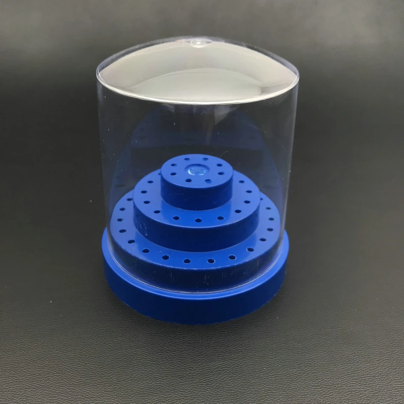 Dental Lab Instrument 48 Holes (Round) Plastic Bur Holder Burs Block Case Box | Красота и здоровье