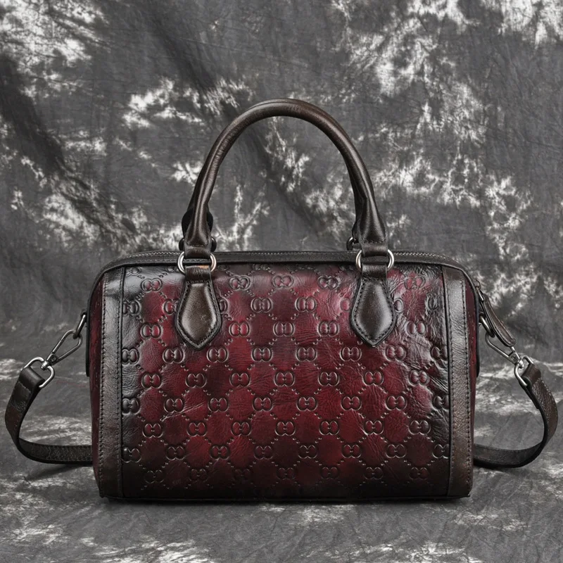 Новый ретро портфель деловая сумка на плечо из натуральной кожи для ноутбука