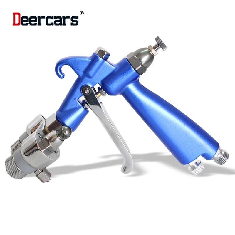 

High Quality Double Nozzle AB Agent Nanometer Spray Gun Air Brush Two Color Sprayer HVLP Paint Tool