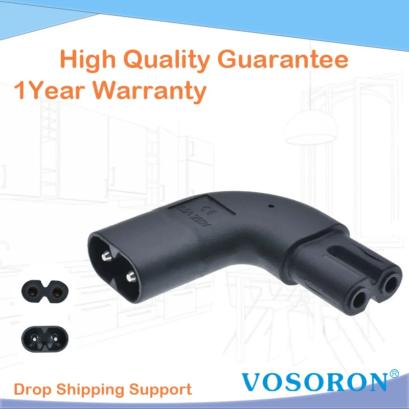 Удлинитель IEC320 iec C7 C8 папа мама 90 градусов вверх и вниз угловой адаптер питания