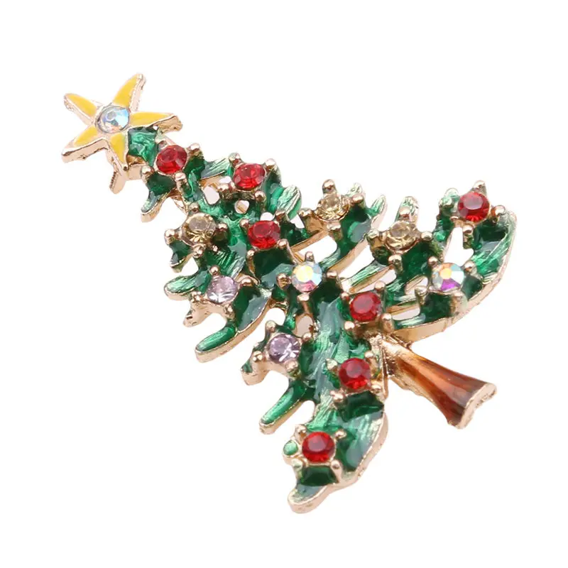 Новая одежда креативный ажурный значок золотой 1 шт. Рождественская мода