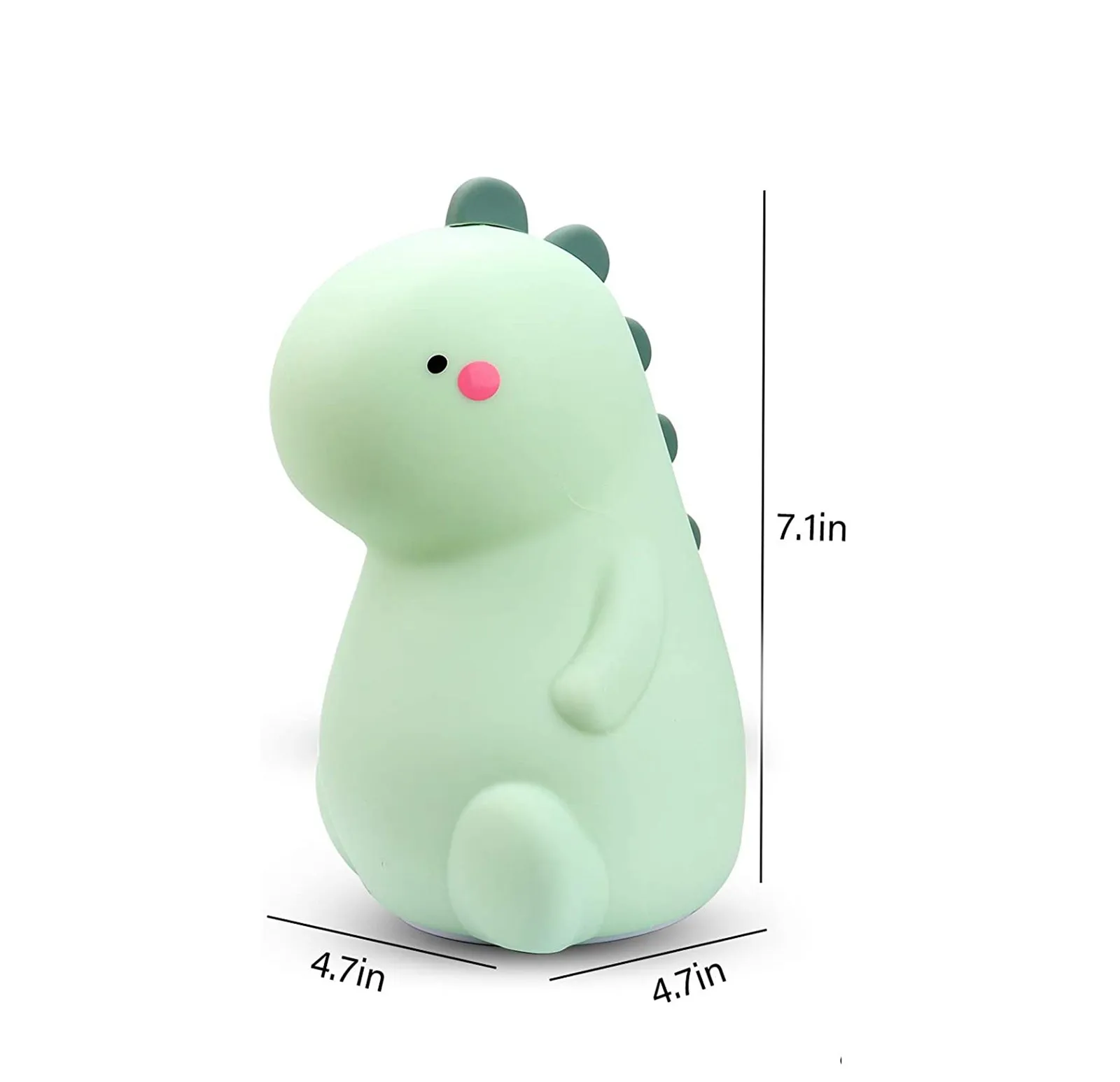 

Cartoon Cute Dinosaur Animal LED Soft Small Table Lamp Night Light Baby Bedside Nursery Kids Toys Creative Holiday Gift #YL10