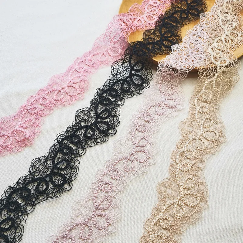Кружевное нижнее белье черного розового цвета шампанского 2 м 5 8 см|Кружево| |